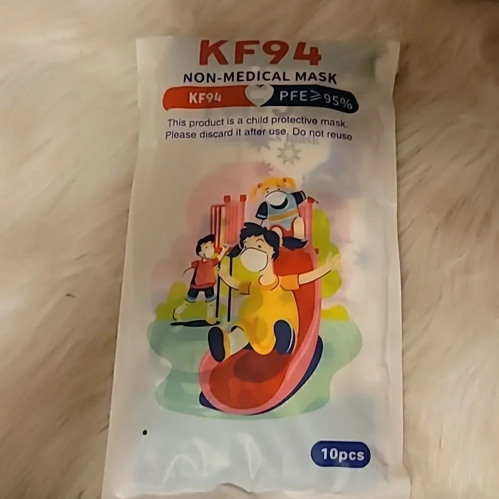 KF94 Childs Mask Asst. Characters 4pk New